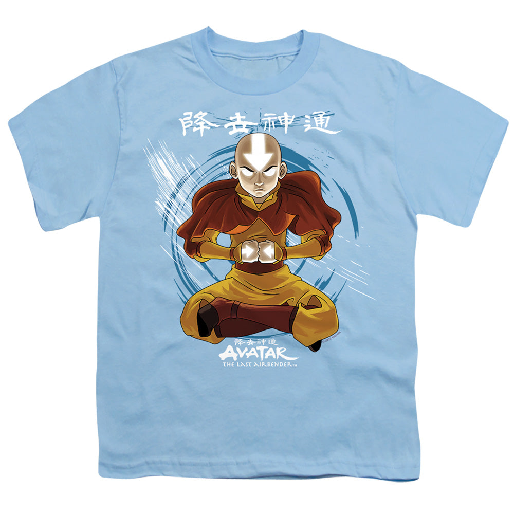 Avatar The Last Airbender Power Of Air Kids Youth T Shirt Light Blue Hoodie, Sweatshirt | CiraTrend.com