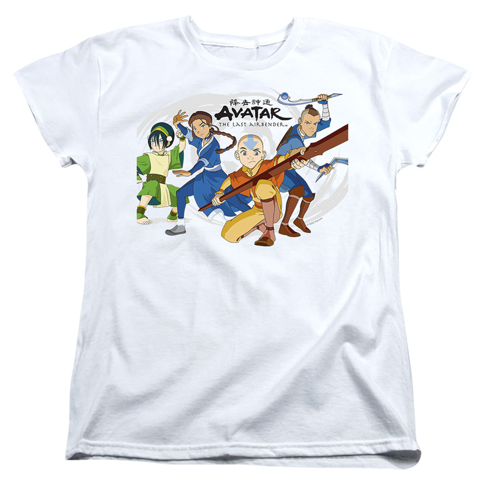 Avatar The Last Airbender Avatars Group Womens T Shirt White Hoodie, Sweatshirt | CiraTrend.com