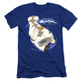 Avatar The Last Airbender Appa In Flight Premium Bella Canvas Slim Fit Mens T Shirt Royal Blue Hoodie, Sweatshirt