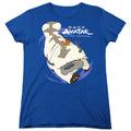 Avatar The Last Airbender Appa In Flight Womens T Shirt Royal Blue Hoodie, Sweatshirt | CiraTrend.com