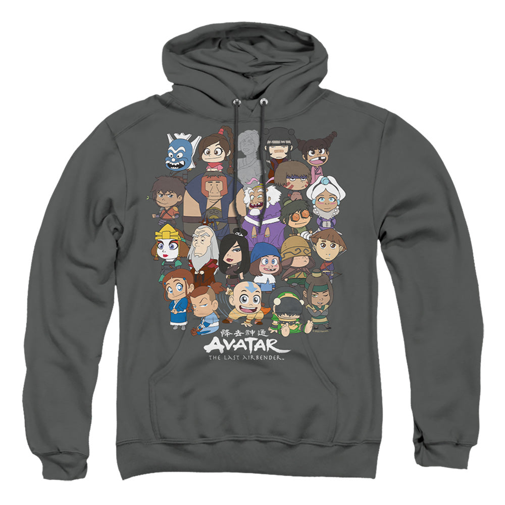 Avatar The Last Airbender Chibi Group Mens Hoodie Charcoal T-Shirts, Sweatshirt | CiraTrend.com (Image 2)