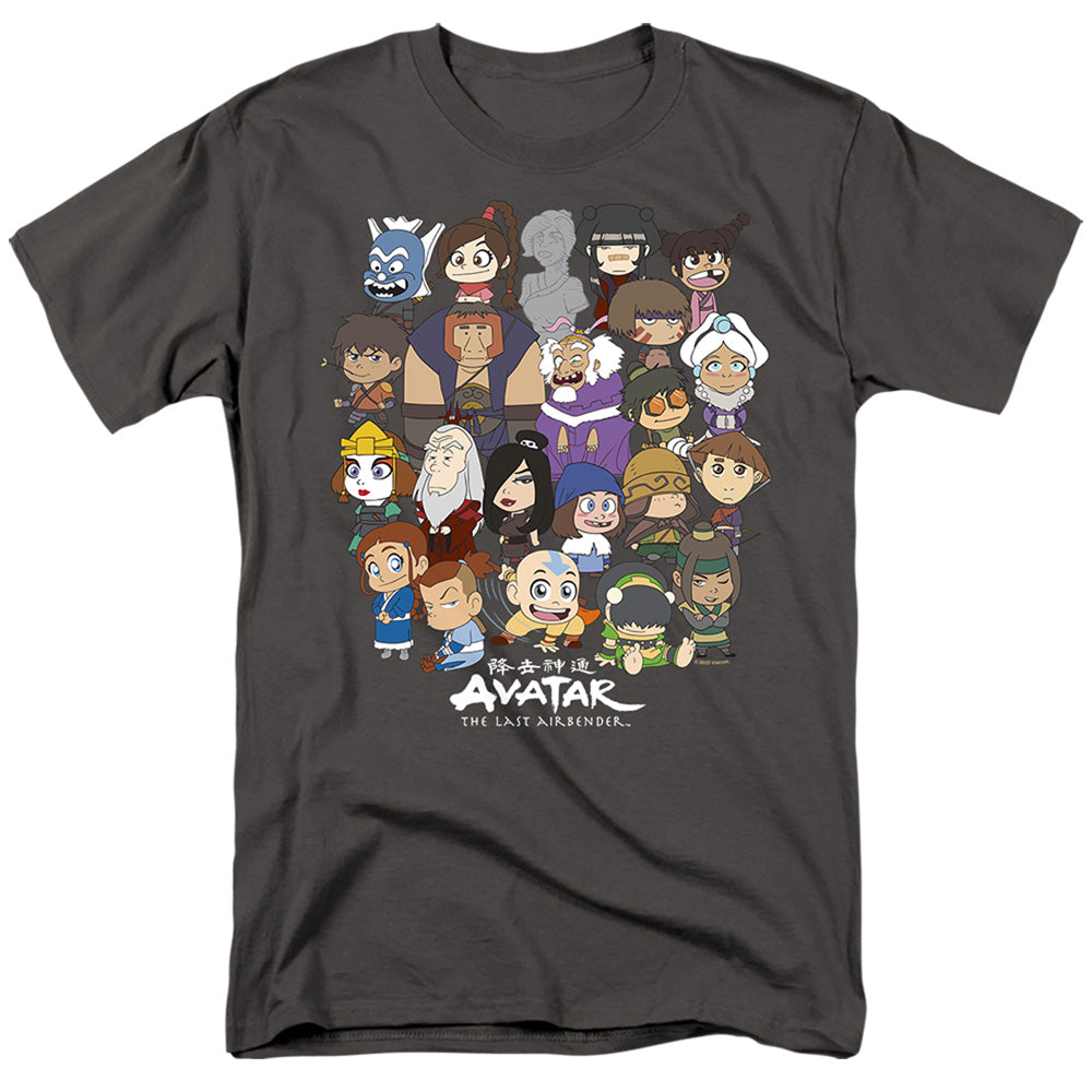 Avatar The Last Airbender Chibi Group Mens T Shirt Charcoal Style001 Hoodie, Sweatshirt | CiraTrend.com