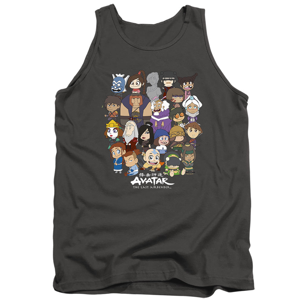 Avatar The Last Airbender Chibi Group Mens Tank Top Shirt Charcoal Hoodie, Sweatshirt | CiraTrend.com (Image 2)