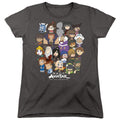 Avatar The Last Airbender Chibi Group Womens T Shirt Charcoal Hoodie, Sweatshirt | CiraTrend.com