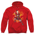 Avatar The Last Airbender Zuko Flame Burst Mens Hoodie Red T-Shirts, Sweatshirt | CiraTrend.com (Image 1)