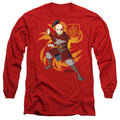 Avatar The Last Airbender Zuko Flame Burst Mens Long Sleeve Shirt Red Hoodie, Sweatshirt | CiraTrend.com (Image 1)