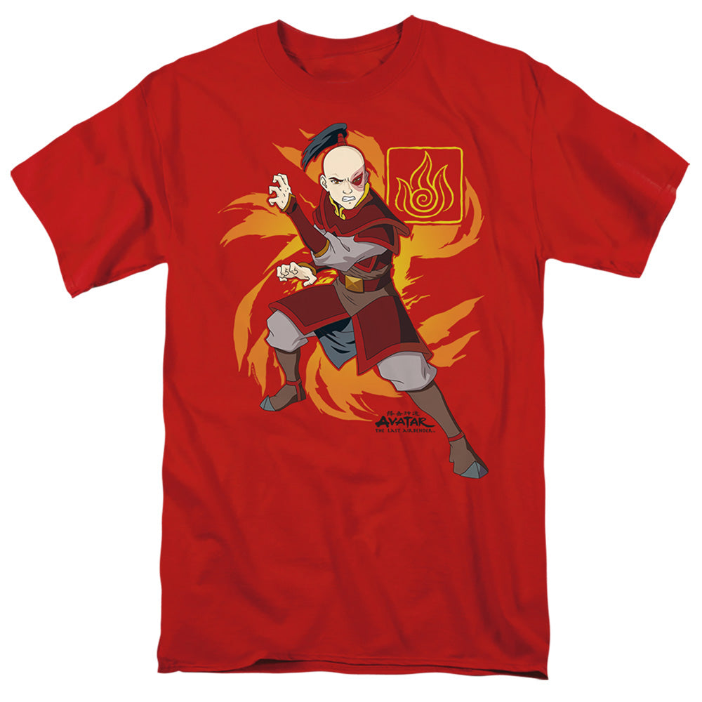 Avatar The Last Airbender Zuko Flame Burst Mens T Shirt Red Hoodie, Sweatshirt | CiraTrend.com