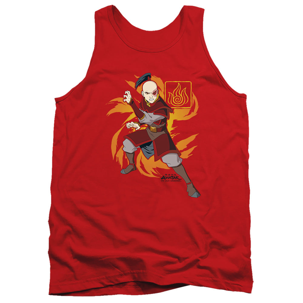 Avatar The Last Airbender Zuko Flame Burst Mens Tank Top Shirt Red Hoodie, Sweatshirt | CiraTrend.com (Image 2)