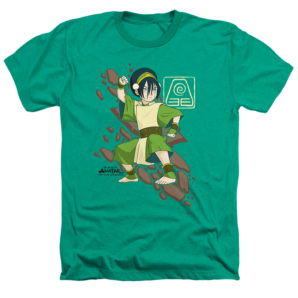 Avatar The Last Airbender Toph Rock Slide Heather Mens T Shirt Kelly Green Hoodie, Sweatshirt | CiraTrend.com