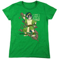Avatar The Last Airbender Toph Rock Slide Womens T Shirt Kelly Green Hoodie, Sweatshirt | CiraTrend.com