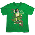 Avatar The Last Airbender Toph Rock Slide Kids Youth T Shirt Kelly Green Hoodie, Sweatshirt | CiraTrend.com