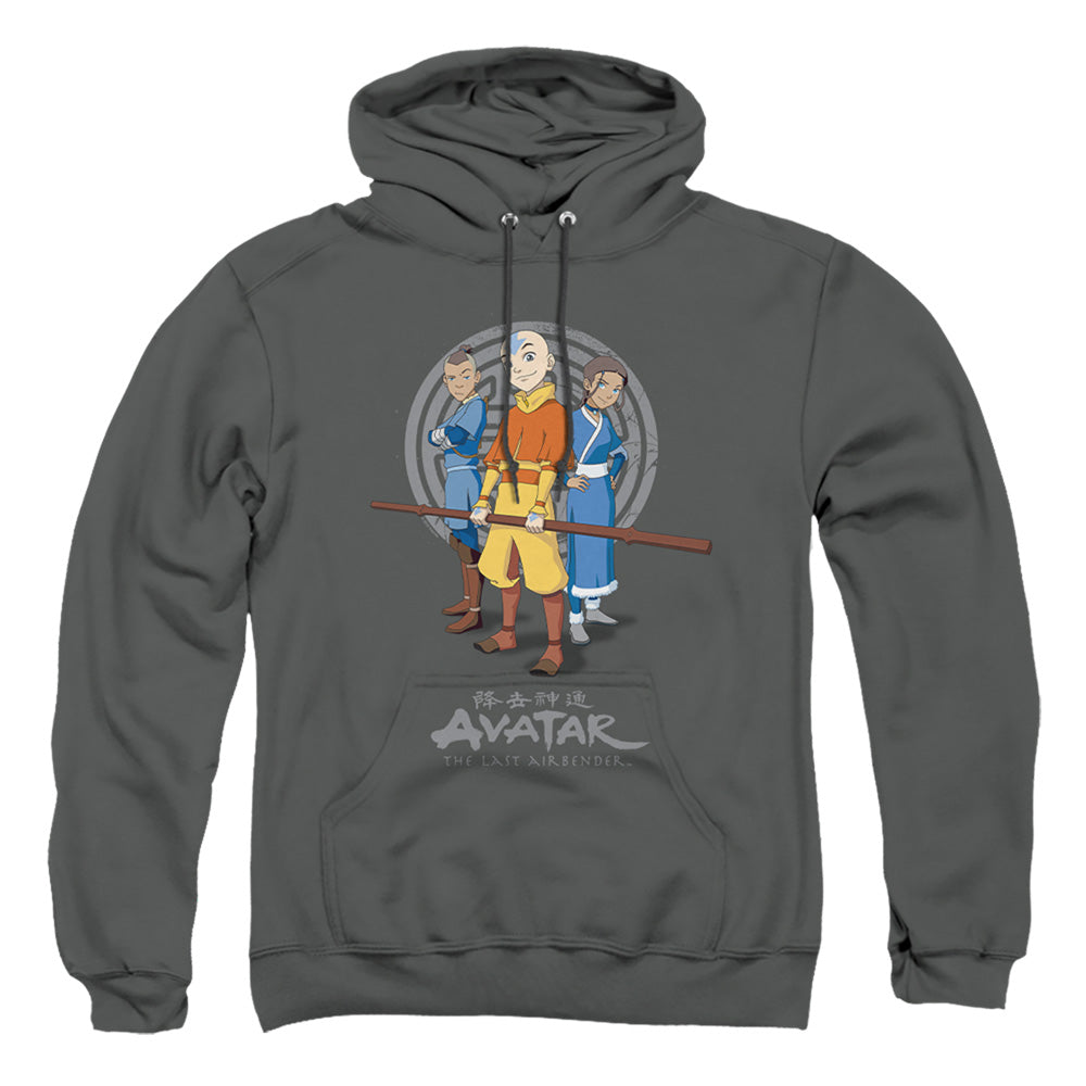 Avatar The Last Airbender Team Avatar Mens Hoodie Charcoal T-Shirts, Sweatshirt | CiraTrend.com (Image 2)