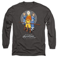 Avatar The Last Airbender Team Avatar Mens Long Sleeve Shirt Charcoal Hoodie, Sweatshirt | CiraTrend.com (Image 1)