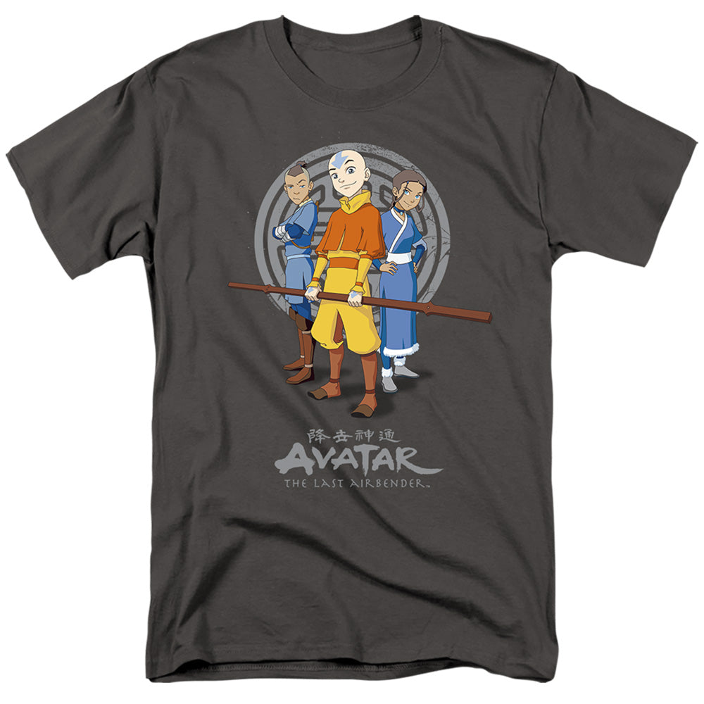 Avatar The Last Airbender Team Avatar Mens T Shirt Charcoal Hoodie, Sweatshirt | CiraTrend.com