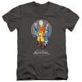Avatar The Last Airbender Team Avatar Mens Slim Fit V-Neck T Shirt Charcoal Hoodie, Sweatshirt | CiraTrend.com