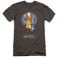Avatar The Last Airbender Team Avatar Premium Bella Canvas Slim Fit Mens T Shirt Charcoal Hoodie, Sweatshirt | CiraTrend.com