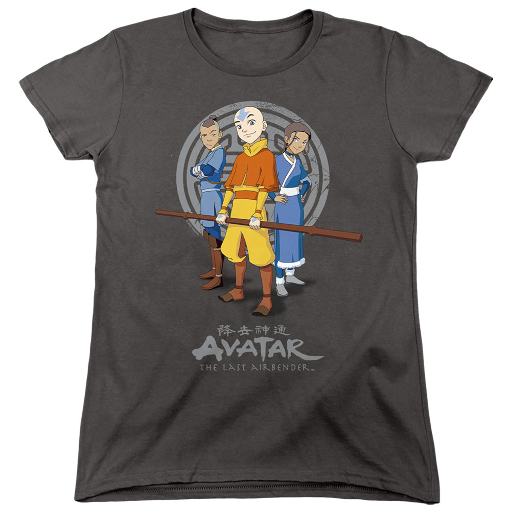 Avatar The Last Airbender Team Avatar Womens T Shirt Charcoal Hoodie, Sweatshirt | CiraTrend.com