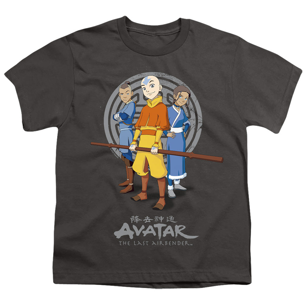 Avatar The Last Airbender Team Avatar Kids Youth T Shirt Charcoal Hoodie, Sweatshirt | CiraTrend.com