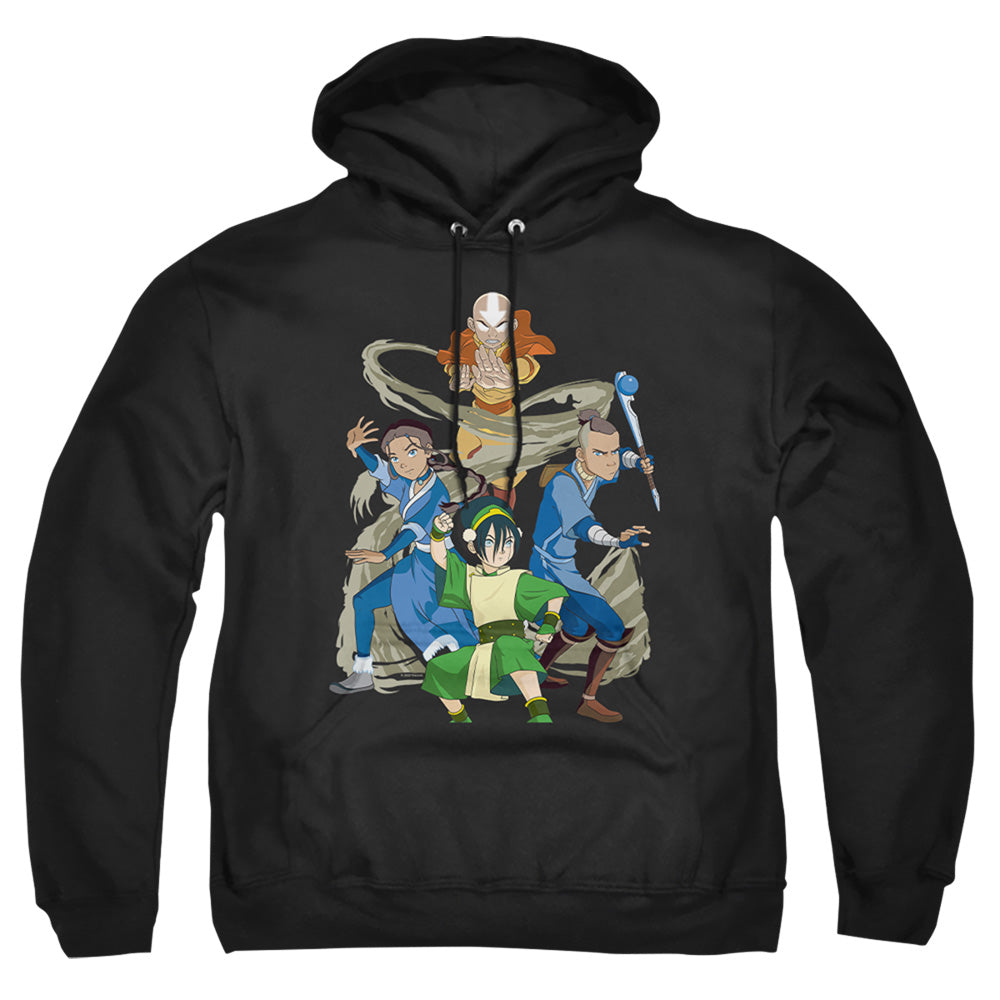 Avatar The Last Airbender Team Avatar Elements Mens Hoodie Black T-Shirts, Sweatshirt | CiraTrend.com (Image 1)