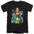 Avatar The Last Airbender Team Avatar Elements Mens Slim Fit V-Neck T Shirt Black Hoodie, Sweatshirt | CiraTrend.com