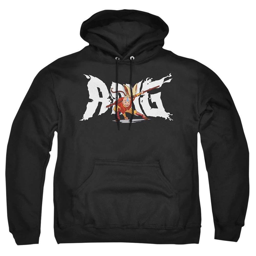 Avatar The Last Airbender Aang And Momo Mens Hoodie Black T-Shirts, Sweatshirt | CiraTrend.com (Image 4)