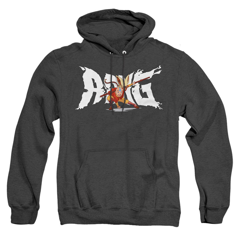 Avatar The Last Airbender Aang And Momo Mens Heather Hoodie Black T-Shirts, Sweatshirt | CiraTrend.com (Image 4)