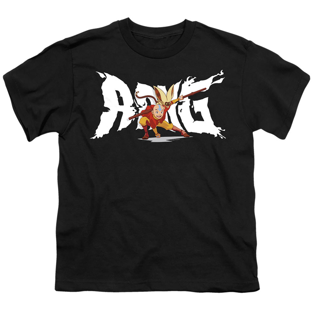 Avatar The Last Airbender Aang And Momo Kids Youth T Shirt Black Hoodie, Sweatshirt | CiraTrend.com