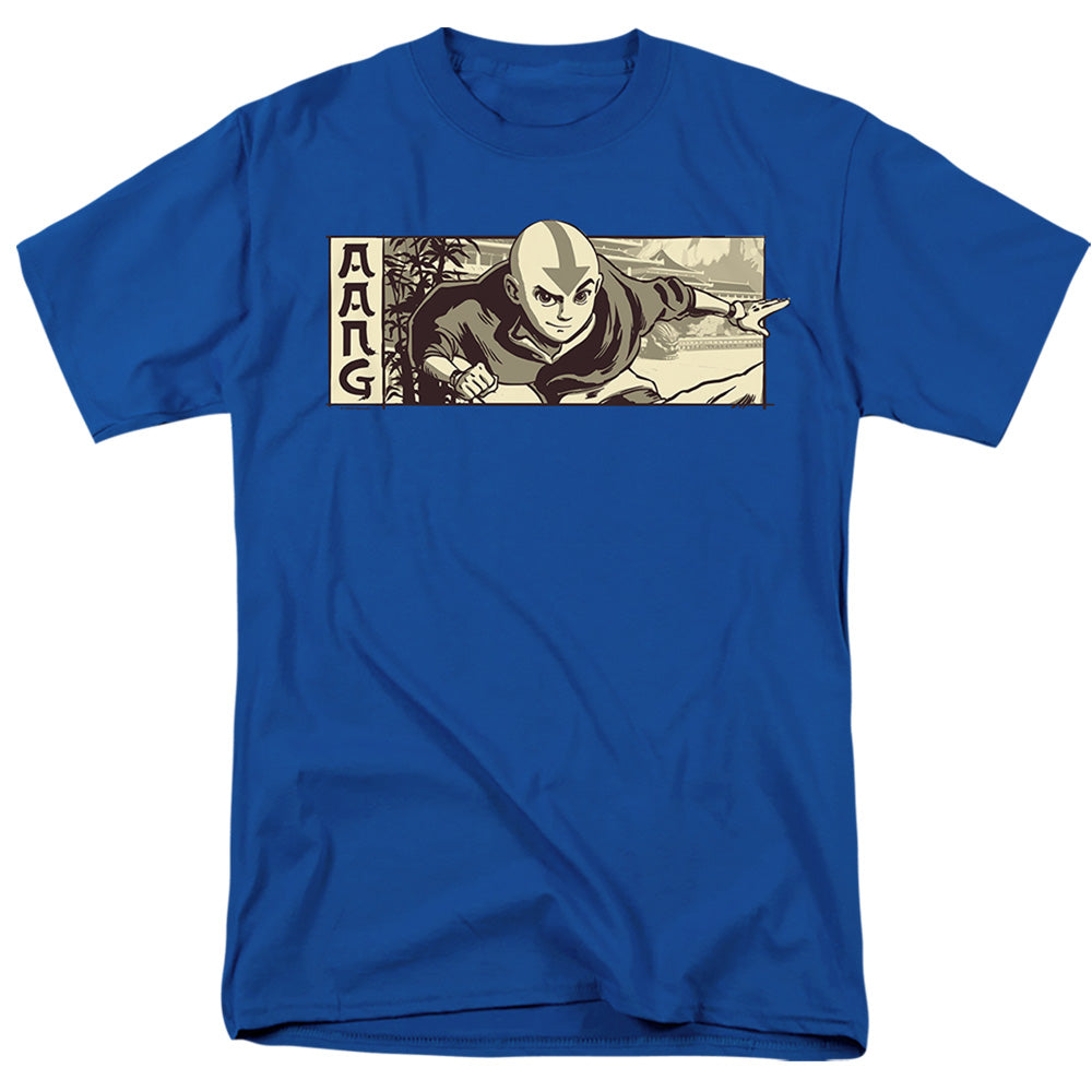 Avatar The Last Airbender Illustrated Aang Mens T Shirt Royal Hoodie, Sweatshirt | CiraTrend.com