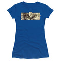 Avatar The Last Airbender Illustrated Aang Junior Sheer Cap Sleeve Womens T ShirtRoyal Blue T-Shirts, Hoodie, Sweatshirt