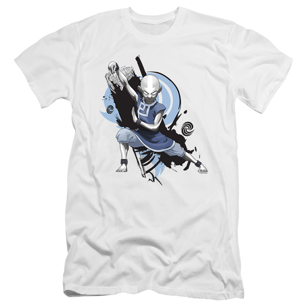 Avatar The Last Airbender Energybending Aang Slim Fit Mens T Shirt White Style002 Hoodie, Sweatshirt | CiraTrend.com