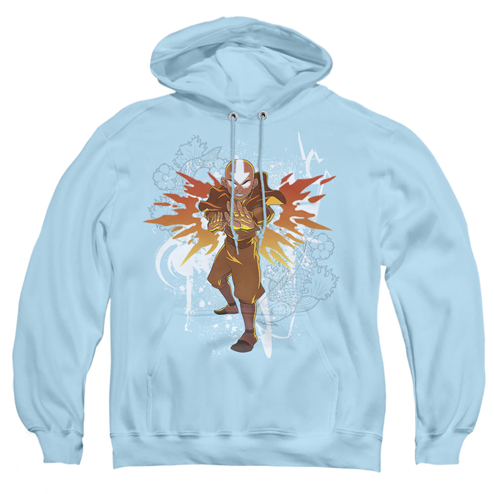 Avatar The Last Airbender Flower And Fish Aang Mens Hoodie Light Blue T-Shirts, Sweatshirt | CiraTrend.com (Image 5)