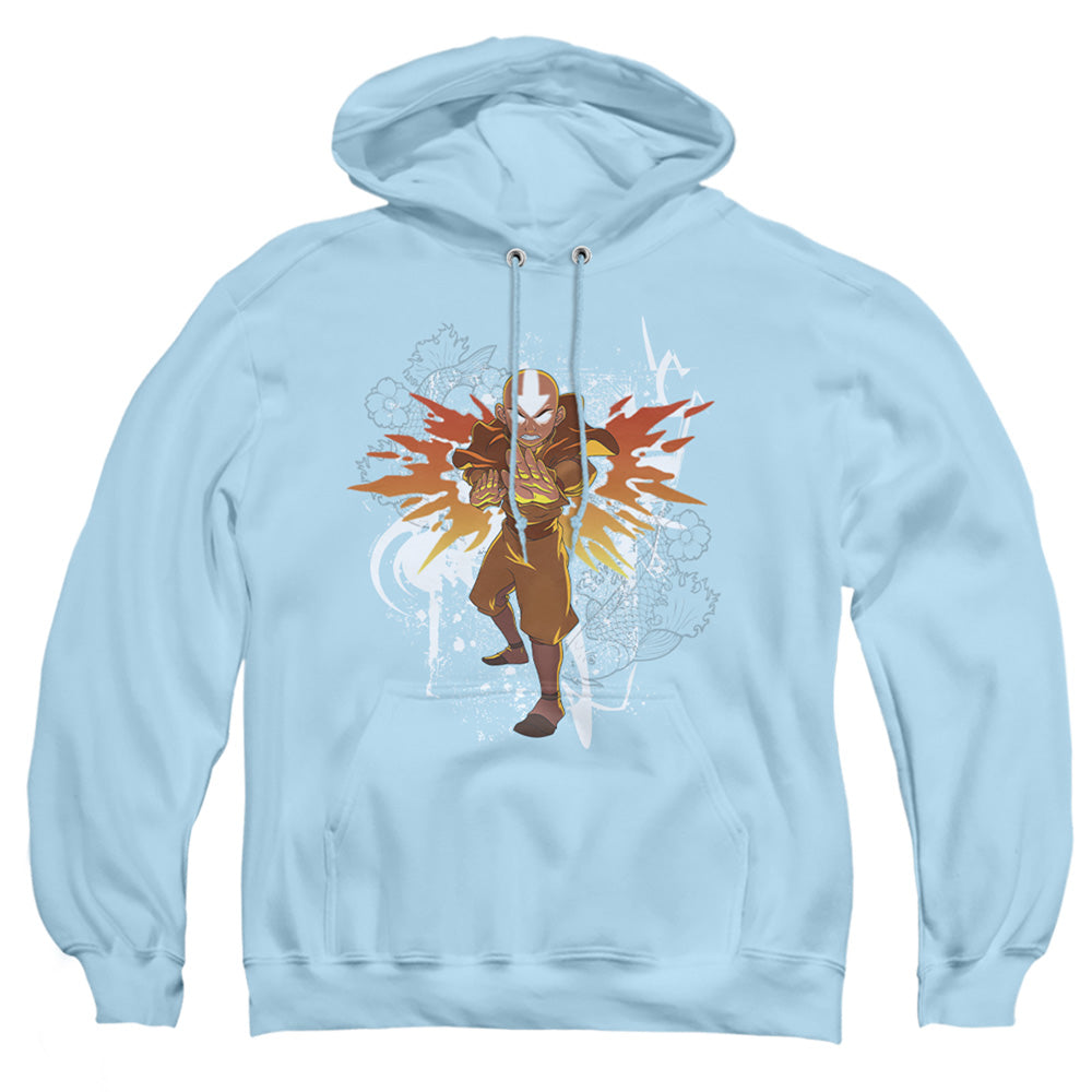 Avatar The Last Airbender Flower And Fish Aang Mens Hoodie Light Blue T-Shirts, Sweatshirt | CiraTrend.com (Image 1)