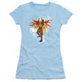 Avatar The Last Airbender Flower And Fish Aang Junior Sheer Cap Sleeve Womens T ShirtLight Blue T-Shirts, Hoodie, Sweatshirt
