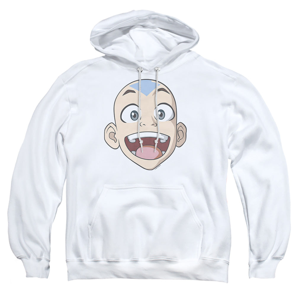 Avatar The Last Airbender Big Aang Face Mens Hoodie White T-Shirts, Sweatshirt | CiraTrend.com (Image 2)