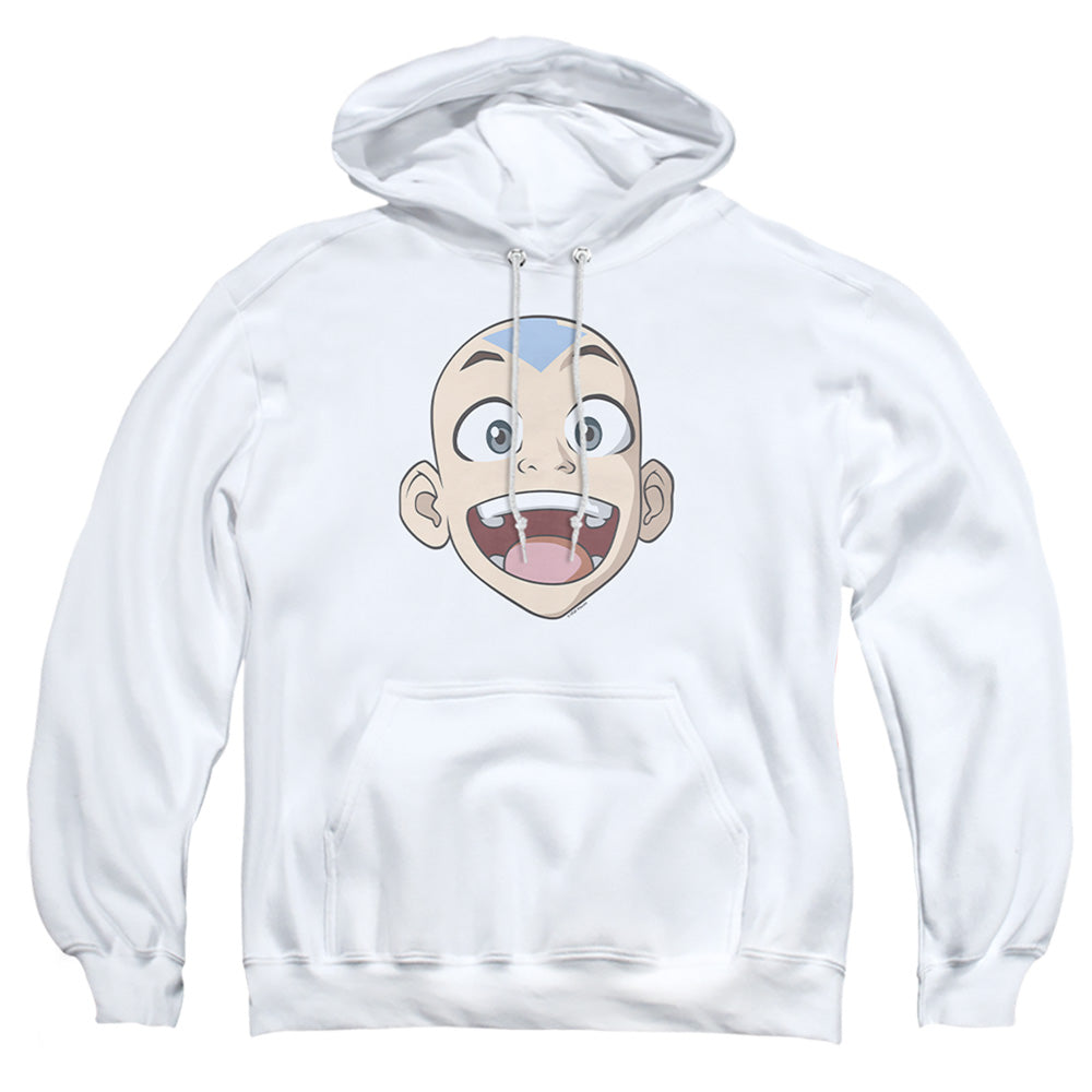 Avatar The Last Airbender Big Aang Face Mens Hoodie White T-Shirts, Sweatshirt | CiraTrend.com (Image 1)