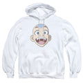 Avatar The Last Airbender Big Aang Face Mens Hoodie White T-Shirts, Sweatshirt | CiraTrend.com (Image 1)