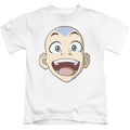 Avatar The Last Airbender Big Aang Face Juvenile Kids Youth T Shirt White Hoodie, Sweatshirt | CiraTrend.com
