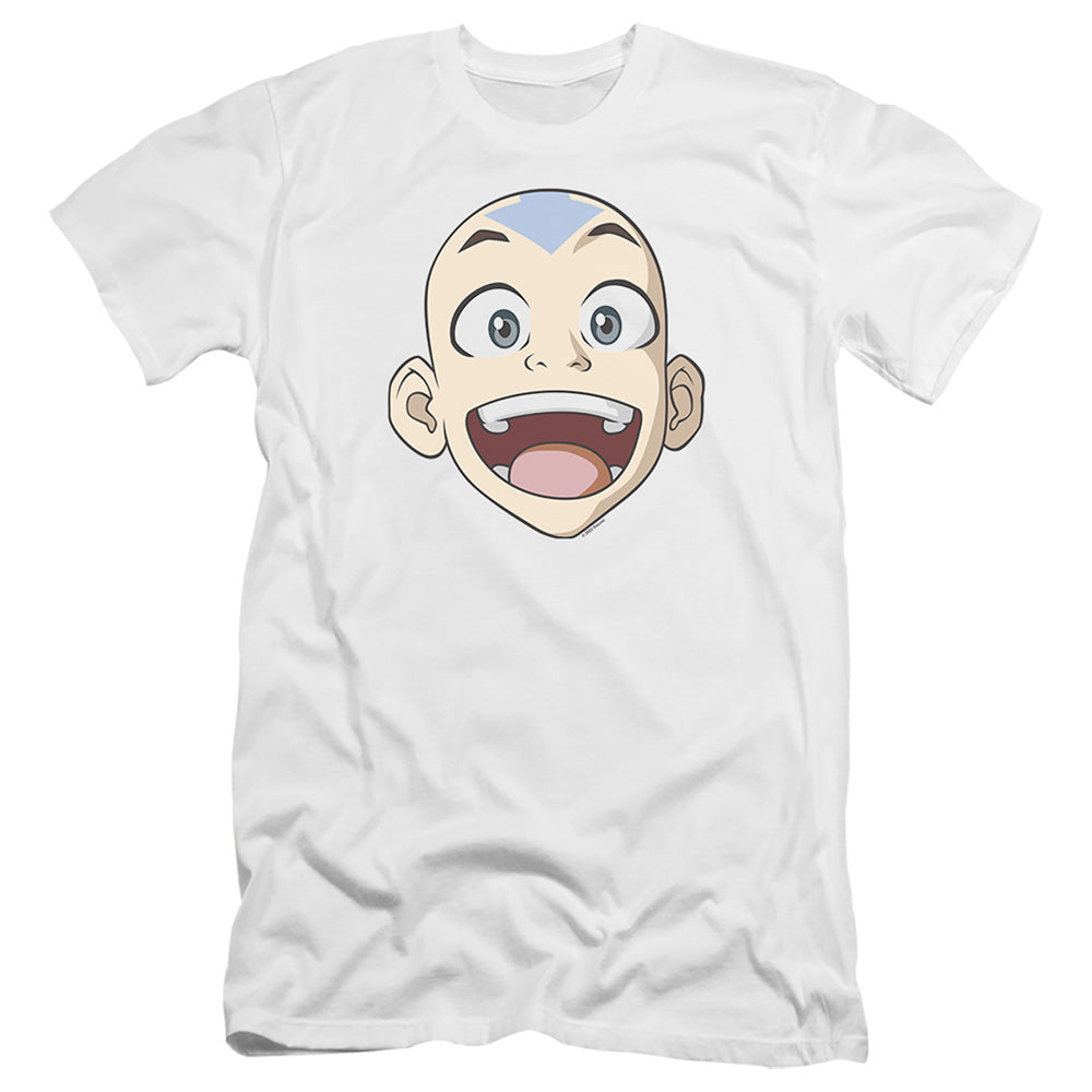 Avatar The Last Airbender Big Aang Face Slim Fit Mens T Shirt White Style004 Hoodie, Sweatshirt | CiraTrend.com