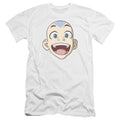 Avatar The Last Airbender Big Aang Face Slim Fit Mens T Shirt White Style002 Hoodie, Sweatshirt | CiraTrend.com