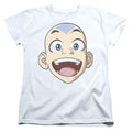 Avatar The Last Airbender Big Aang Face Womens T Shirt White Hoodie, Sweatshirt | CiraTrend.com