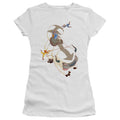 Avatar The Last Airbender Hang On Appa Junior Sheer Cap Sleeve Womens T ShirtWhite T-Shirts, Hoodie, Sweatshirt