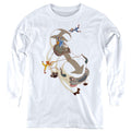 Avatar The Last Airbender Hang On Appa Long Sleeve Kids Youth T Shirt White Hoodie, Sweatshirt | CiraTrend.com