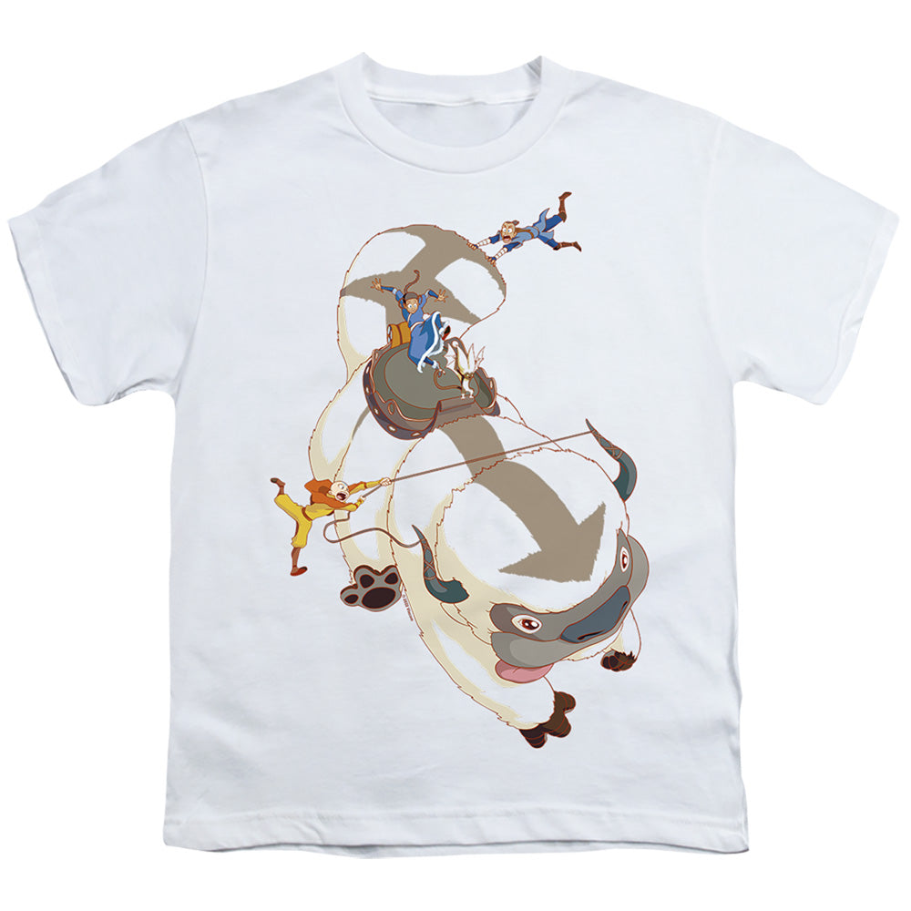 Avatar The Last Airbender Hang On Appa Kids Youth T Shirt White Hoodie, Sweatshirt | CiraTrend.com