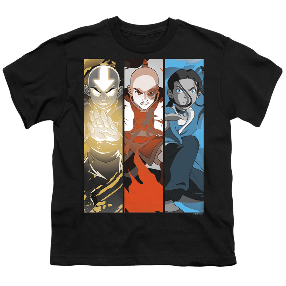 Avatar Triple Bender Kids Youth T Shirt Black Hoodie, Sweatshirt | CiraTrend.com