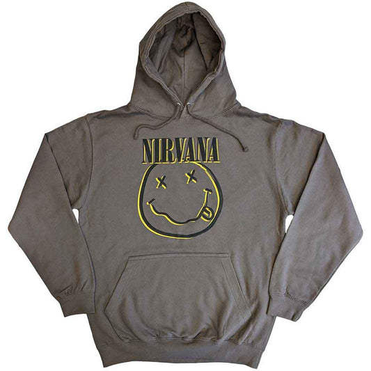 Nirvana | Official Band Hoodie | Inverse Happy Face