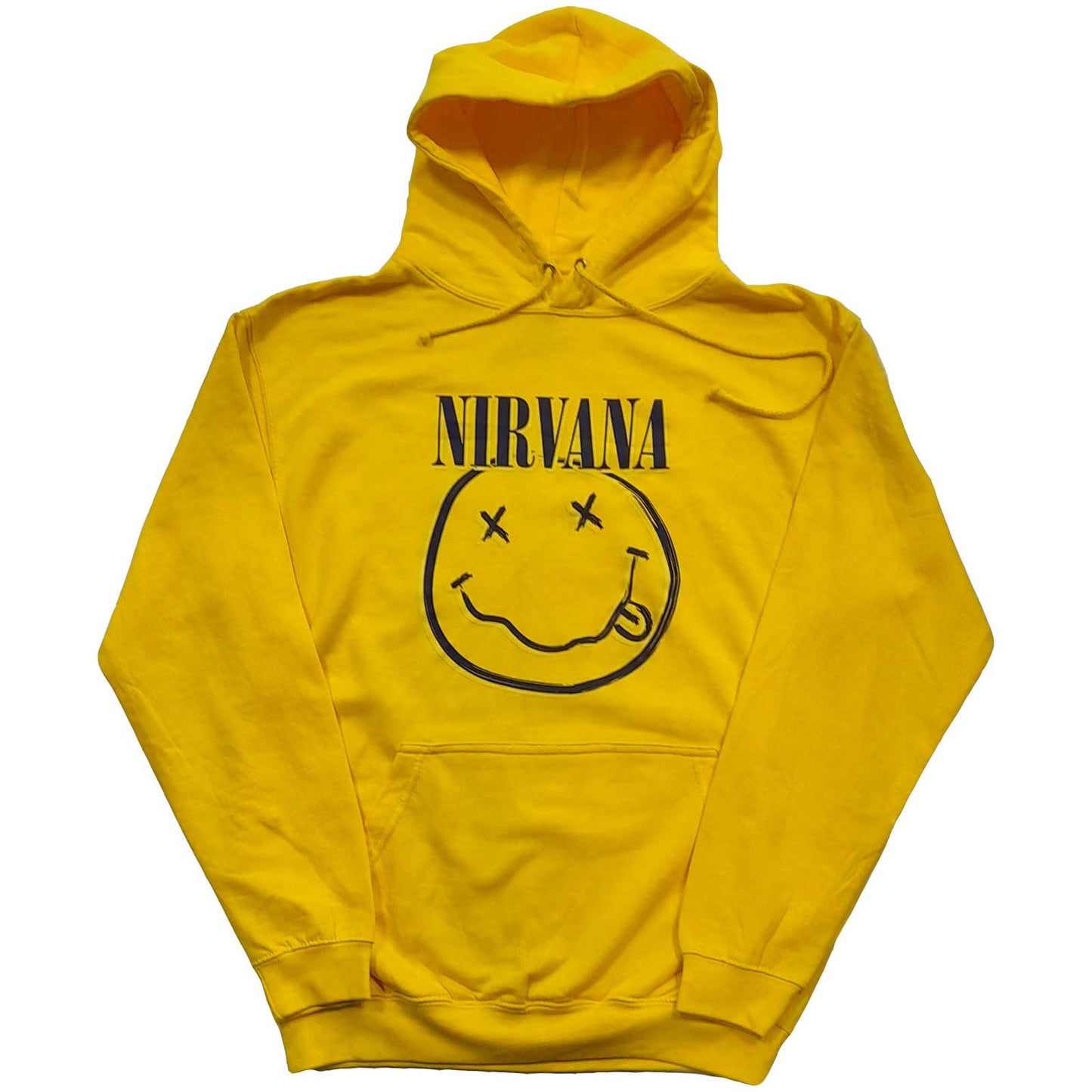 Nirvana Pullover Hoodie: Inverse Happy Face(Neon)