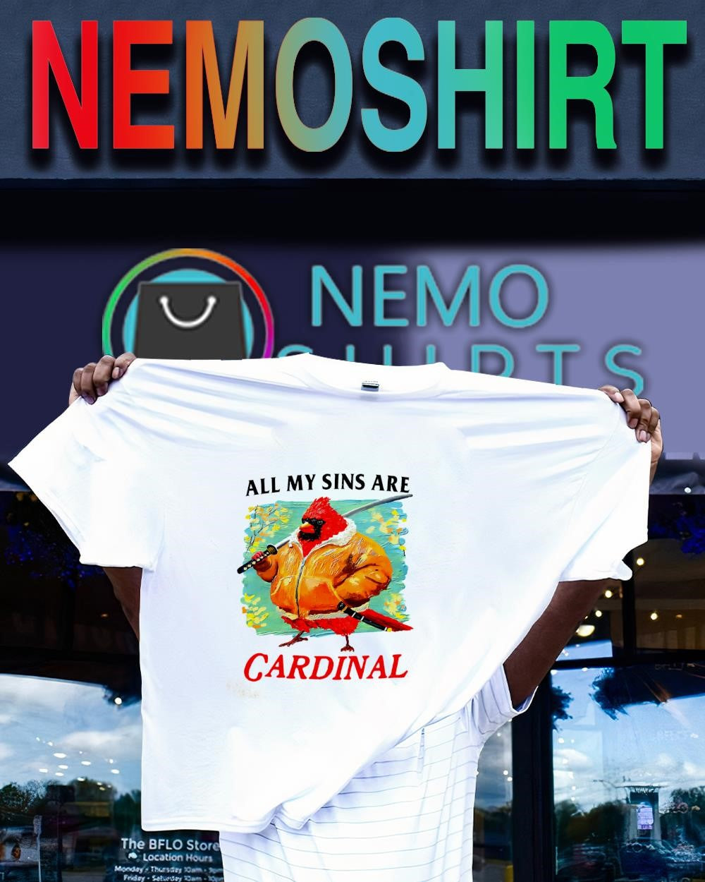 Cardinal Sins all my sins are cardinal shirt