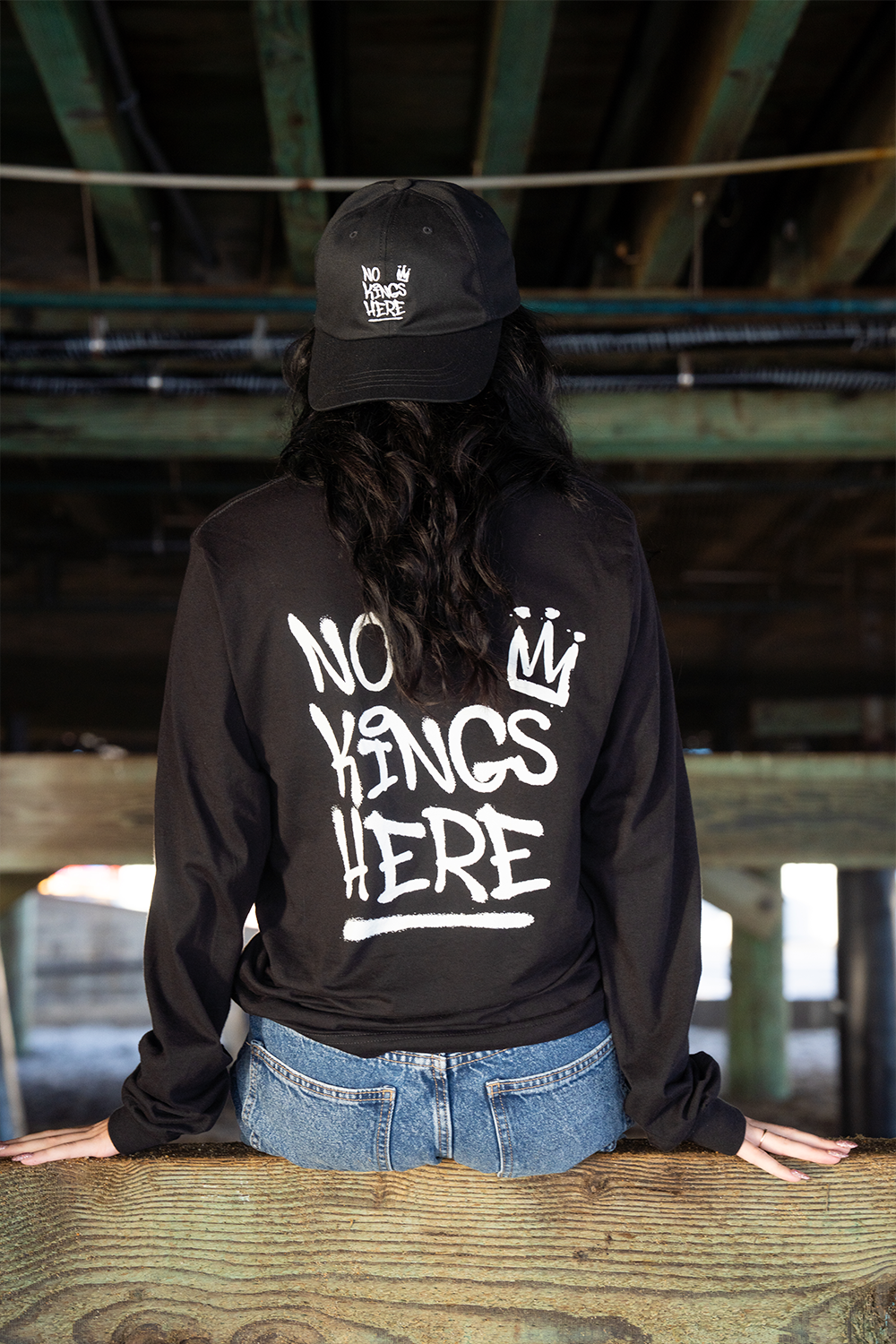 NKH Graffiti Logo Long-Sleeve Shirt (logo on BACK) Hoodie, Sweatshirt | CiraTrend.com (Image 1)