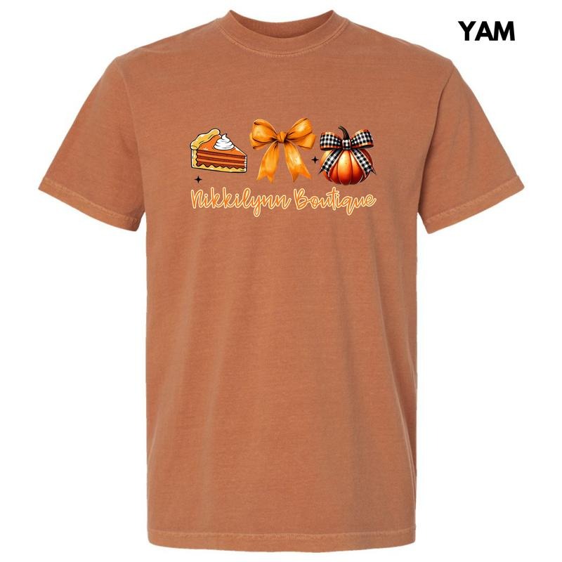 NLB Merch - Thanksgiving Things Collage Comfort Colors T-Shirt 'NLB' Hoodie, Sweatshirt | CiraTrend.com