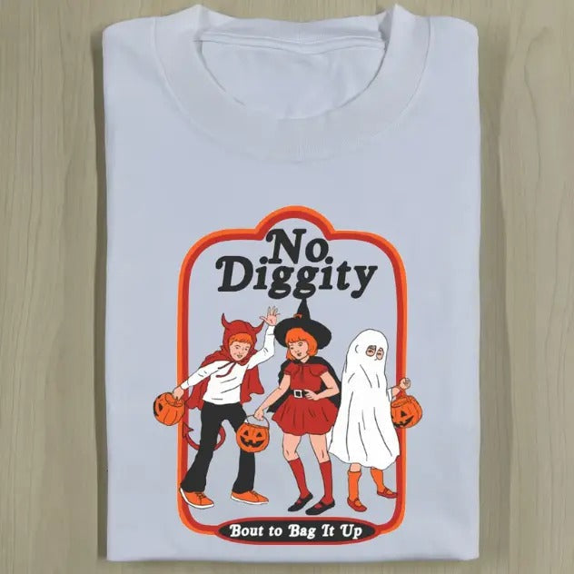 NO DIGGITY HALLOWEEN TEE, Halloween Shirt, Horror Shirt, Unisex T-Shirt, Gift For Men Women Hoodie, Sweatshirt
